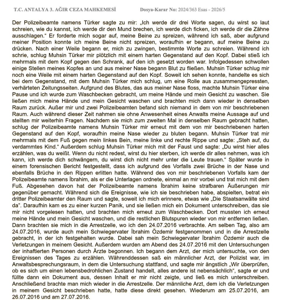 Protokoll über körperliche Schäden